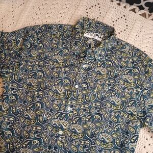 Cinch Shirt Mens L Modern Paisley Long Sleeve Button Down‎ Rodeo Western Cowboy